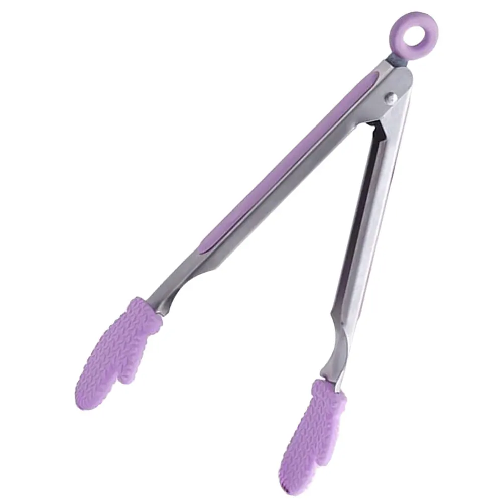 

Heat-Resistant Silicone Food Tongs Lightweight For Bbq Buffet Dessert Baking Cooking Kitchen Utensils Tools
