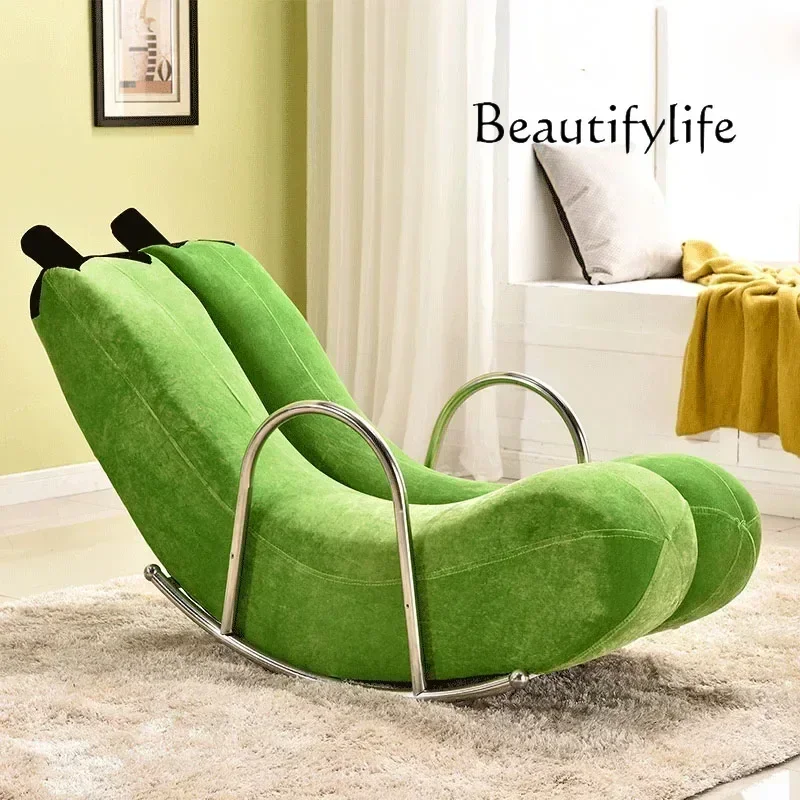 

Lounge Balcony Chairs Living Room Party Rocking Single Chairs Luxury Modern Nordic Articulos Para El Hogar Home Decoration