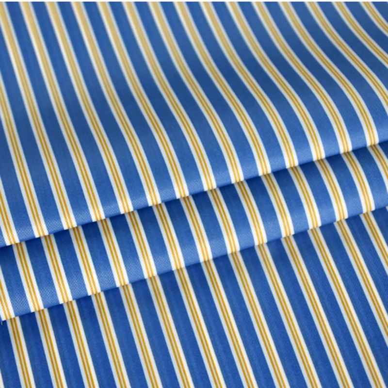 Striped Lining 100%Polyester  Fabric Bags Coat Suit Pocket Interlining Fabrics Smooth Dustproof Antistatic Tissu 50X145cm