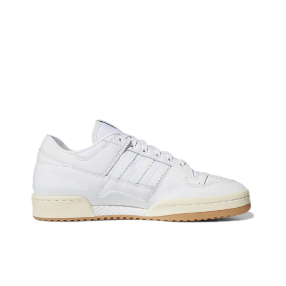 Oryginalny Adidas Forum biały kolor męski i damski unisex deskorolka Casual klasyczne niskie trampki w stylu retro buty H04903