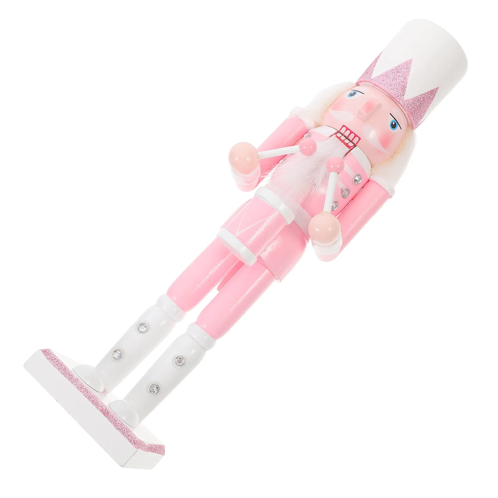 

Wooden Nutcracker Soldier Decoration Christmas Tabletop Ornament Handcrafted Home Decor Xmas Gift Wood Desktop Nutcracker