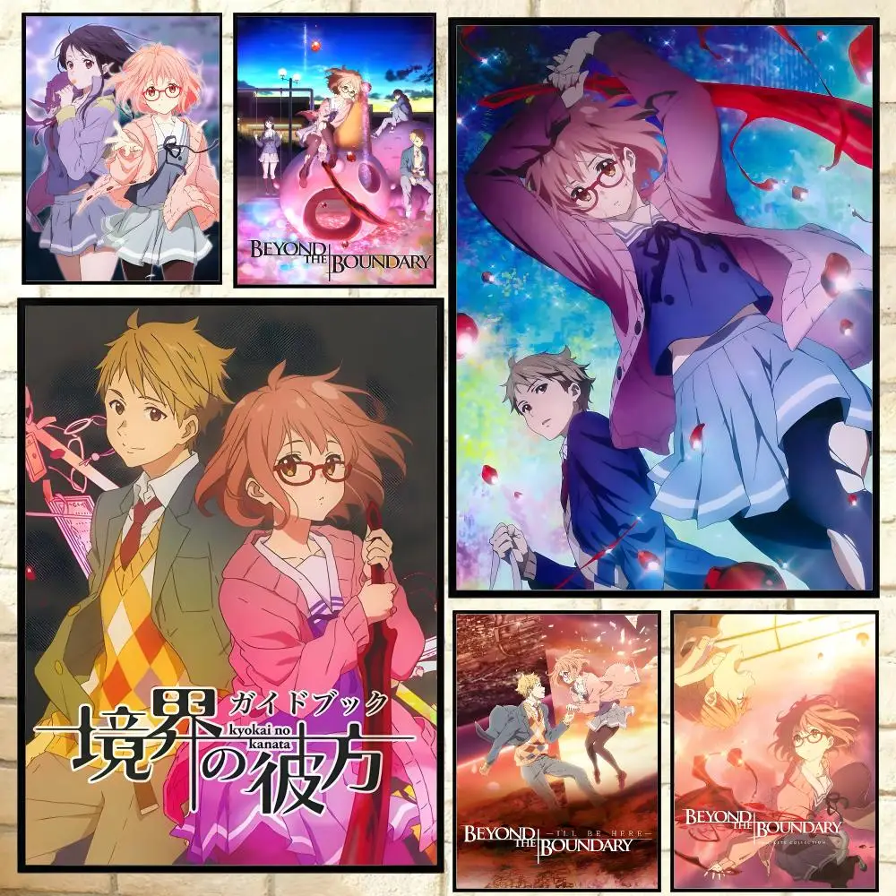 anime Beyond the Boundary Poster HD Poster Anime Aesthetic Wall Art For Game Anime Lovers Bedroom Gaming Room Decor Ideal Gift