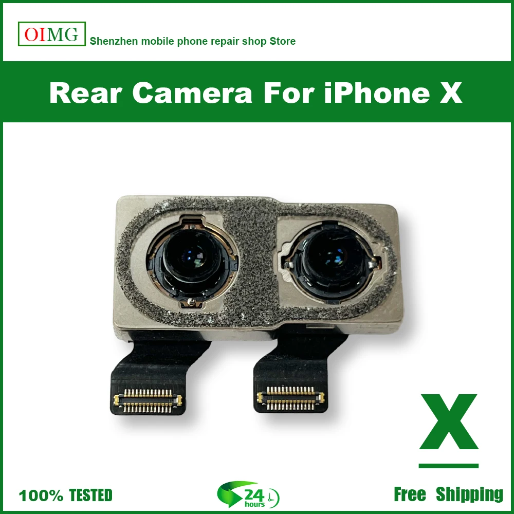 Rear Camera For iPhone 6 6S 7 8 Plus Back Camera Rear Main Lens Flex Cable Camera For iphone X XR XS MAX 11 11PRO 12 Camera+Gift