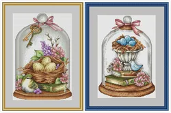Chinese Cross-Stitch Kits, Embroidery Needlework Sets, Easter Bird, DIY Cross Stitch, 16CT, 14CT, 18CT