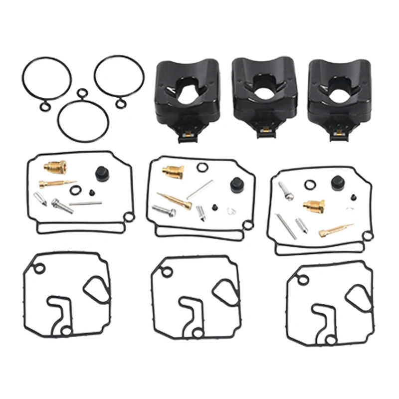 3 Sets Carburateur Reparatieset 6H4-W0093-02 6H4-W0093 Voor Yamaha Buitenboordmotor 2T 40HP 50HP 6H4-W0093-03 6H4-W0093-04 Sierra 18-7767 - afbeelding 2