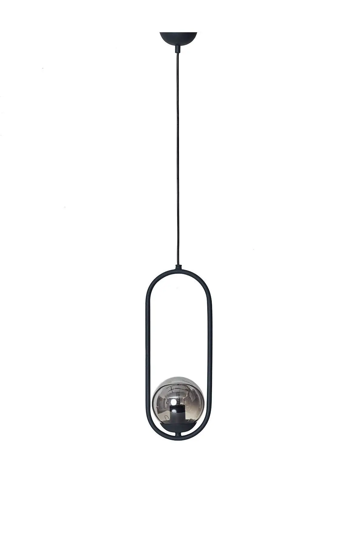 

DOLBOVI Zenga single anthracite Metal body smoked glass design luxury pendant chandelier