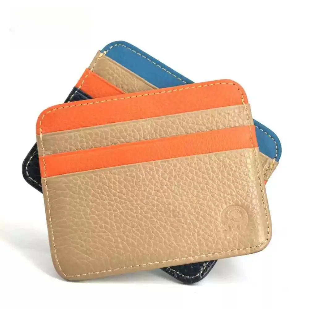 Color Block Driver License Wallet round Elephant Head Top Layer Leather Coin Purse Card Holder Bank Bus Card Cover for Students