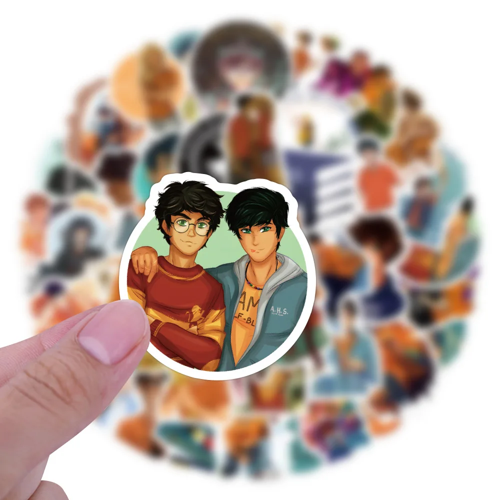 10/60Pcs Cartoon Percy Jackson Stickers Graffiti Decals DIY Scrapbook Phone Laptop Water Bottle Waterproof Kids Sticker s
