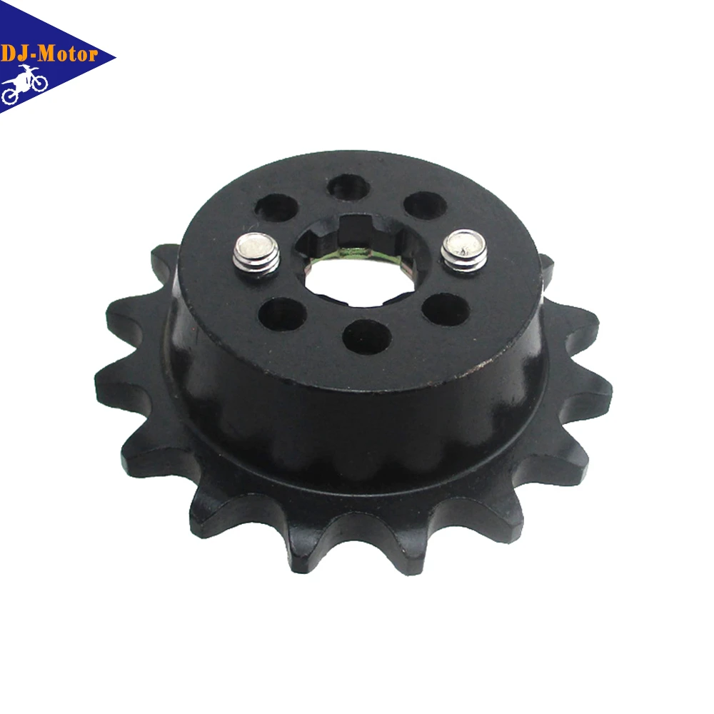 DJ-Motor Offset Front Sprocket +15mm 420-16T For Honda Mini Trail Monkey Bike Zonghsen ZS190 Daytona Anima 190cc 212cc Engine