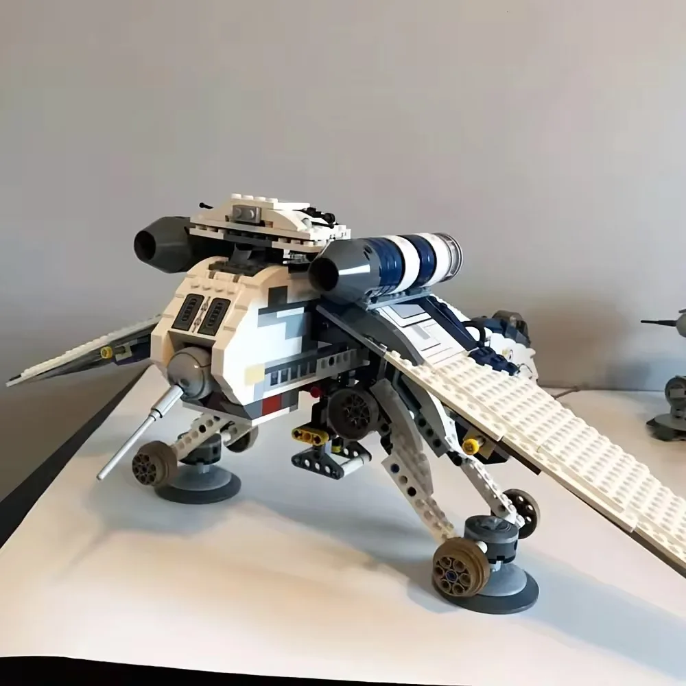 متوفر UCS الطائرات سفينة معركة الأروبات بنة دروبشيب AT-OT نموذج MOC ستار لعبة تعليمية هدية 1758 قطعة 05053 10195 #2