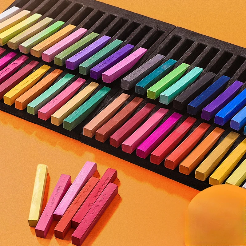 1set /12pcs Chalk Monochrome Pastel Stick Art Painting Color Makeup Powder12 Colors Single