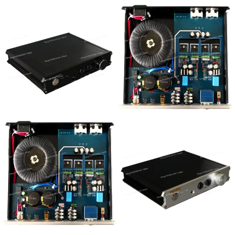 

Pure Class A MOSFET Headphone Amplifier Constant Current Source Circuit High Voltage Output Desktop Hi-Fi Ear Amplifier LA6