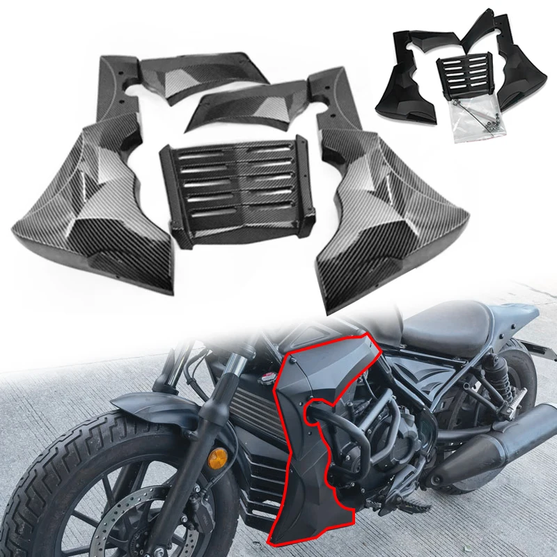 Fit For Honda Rebel CMX 300 500 2017-2023 2024 CMX500 Belly Pan Lower Engine Spoiler Fairing CMX300 Motorcycle Frame Panel Cover