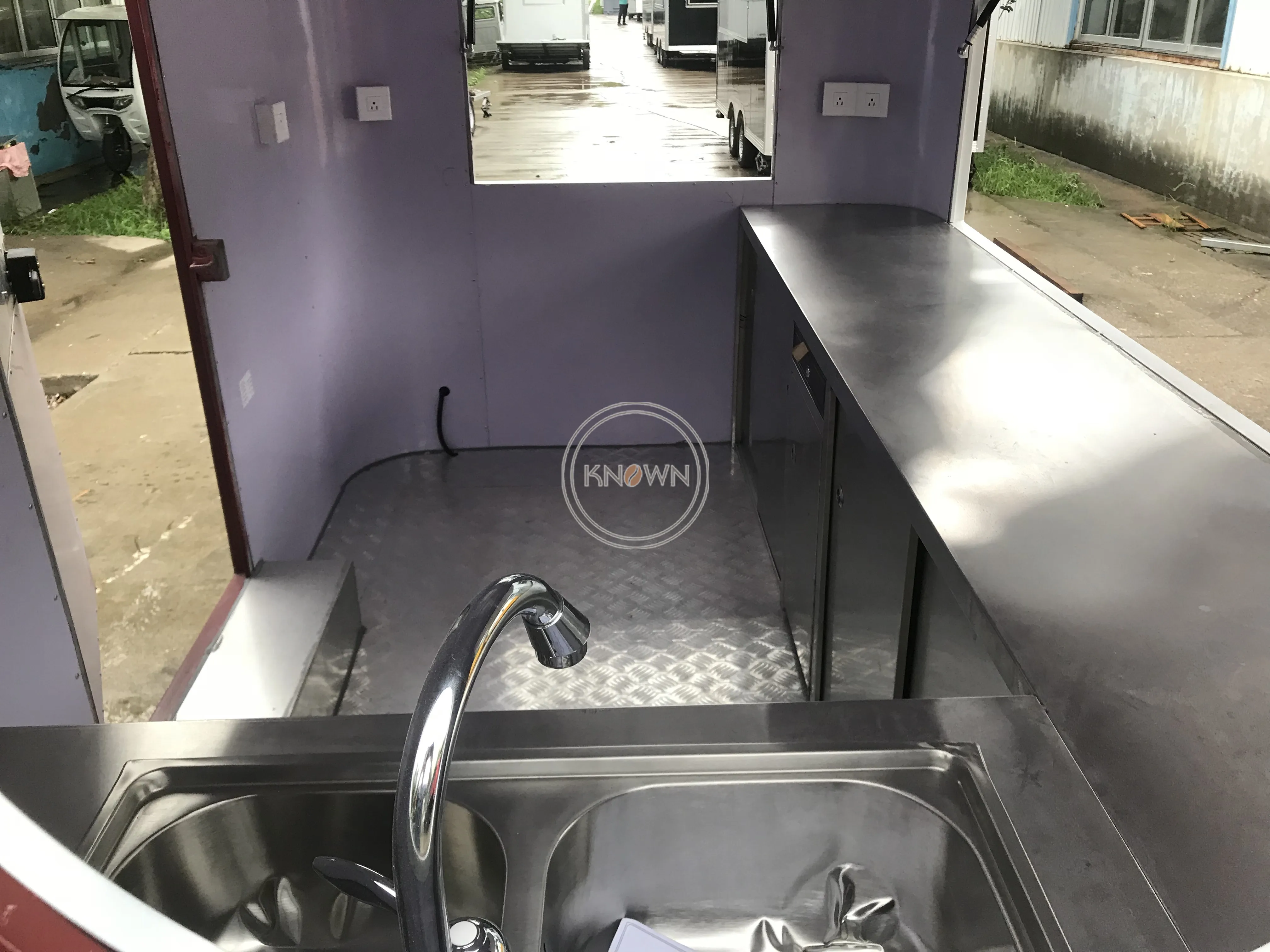 OEM-remolque de comida rápida, carro de helado de tienda, tienda de venta de café, Pizza, perritos calientes en la calle, kiosco, furgoneta en Europa, gran oferta