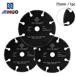 3 Inch Cutting Disc Mini Circular Saw Blade Angle Grinder Cut -Off Wheel for Metal Woodworking Stone Plastic Cutting 1pc