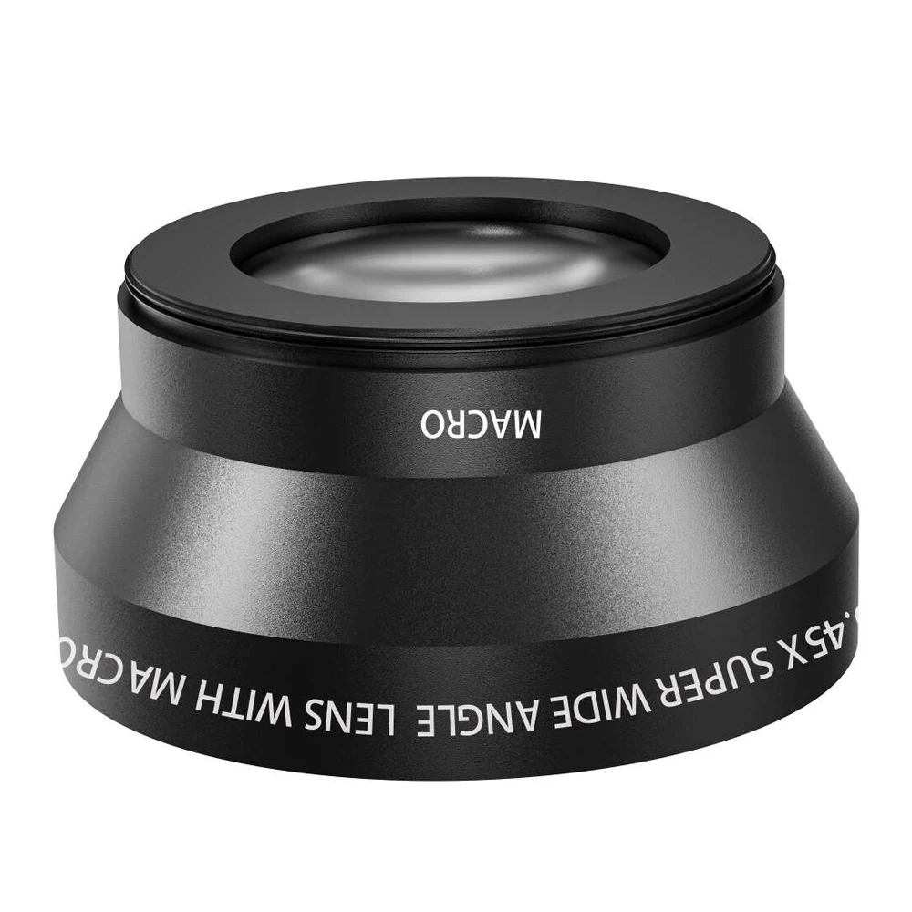 

VandlionLen65 Широкоугольный макрообъектив для камеры HD Аксессуар Цифровой видеорегистратор Средний и длинный зум-объектив для камеры 32 мм для A62 A65