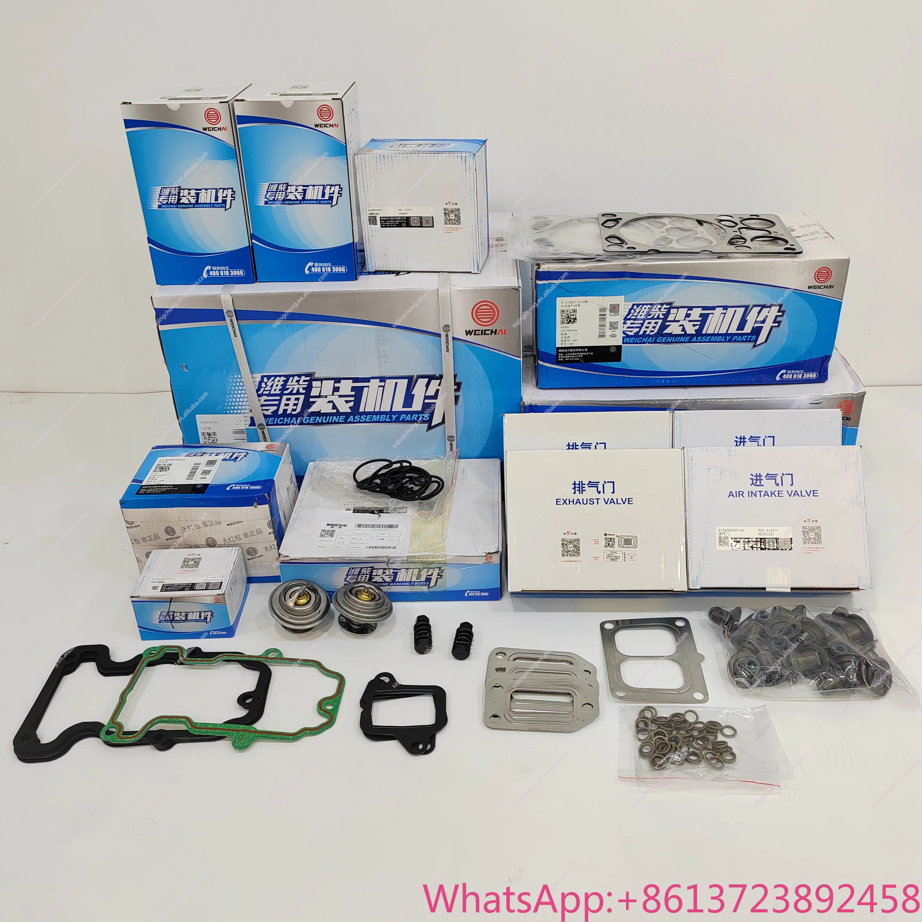 

For Original Weichai Wp10 Wp12 Engine Spare Parts Overhaul Repair Kit Cylinder Liner Kit Gasket Kit for Weichai diesel Generator