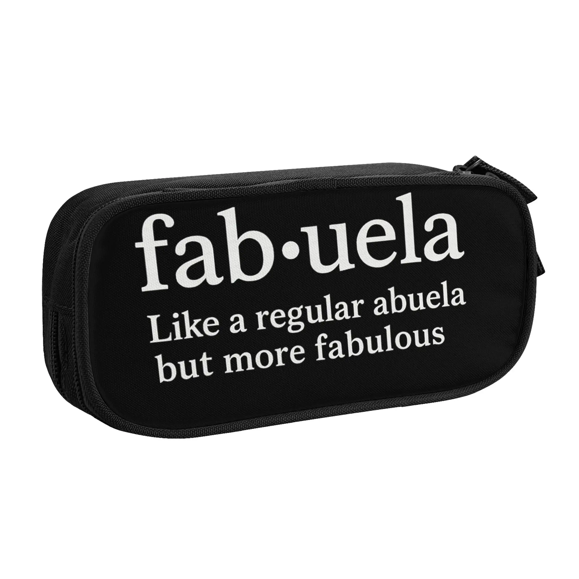 

Large Capacity Bags for Child Cartoon Fabuela Abuela Grandma School Pencil Bag for Boys Gilrs Kids