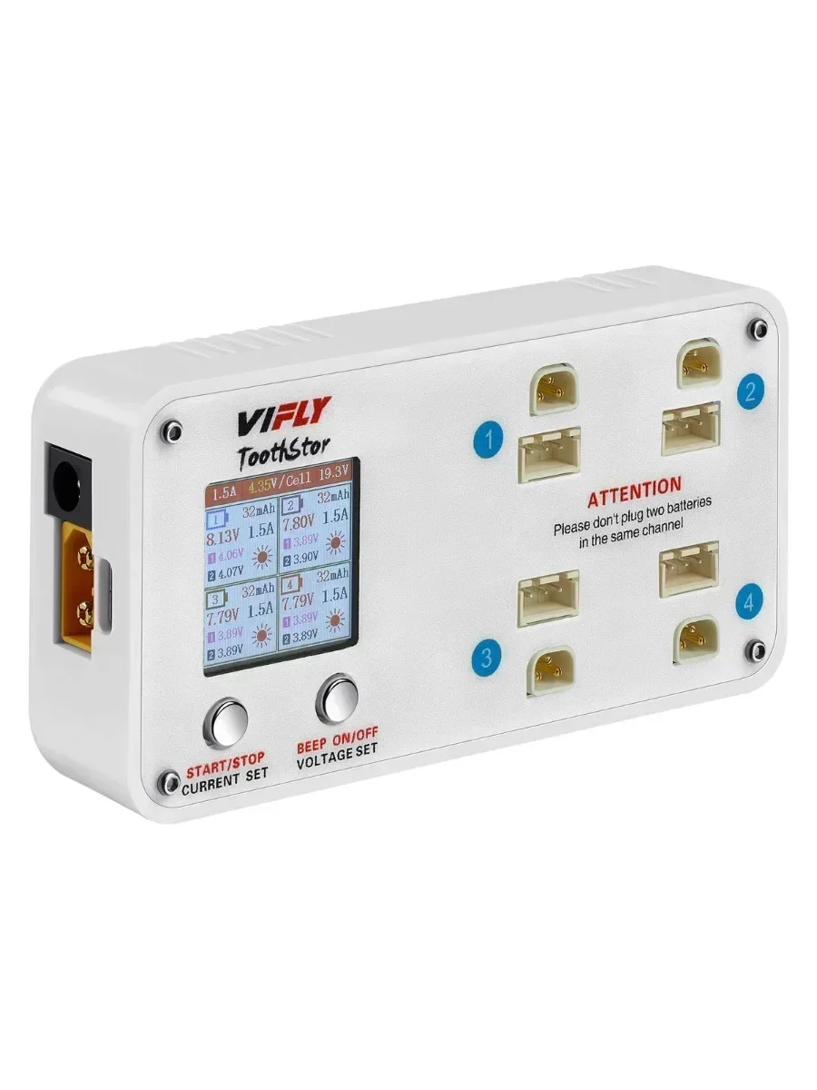VIFLY ToothStor 2S Balance Charger-ontlader voor RC FPV-drones - afbeelding 2