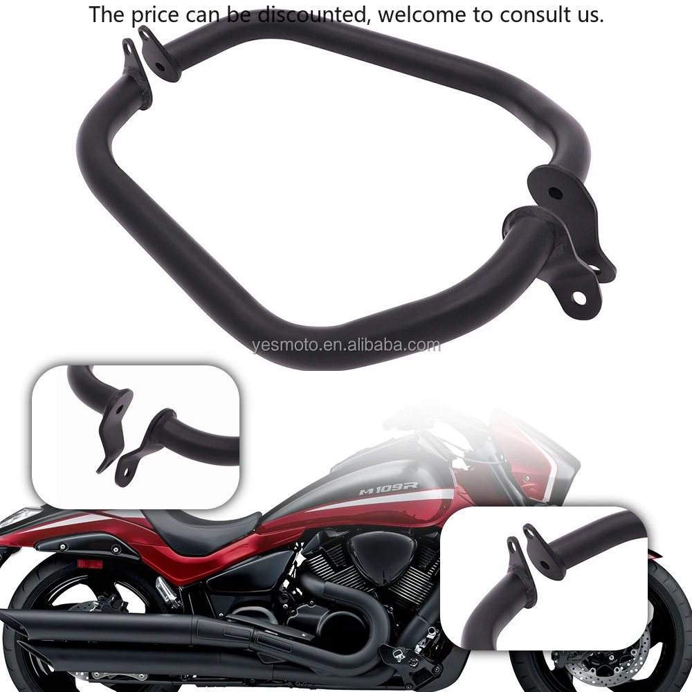 

Front Engine Guard Crash Bar Protect For Suzuki Boulevard M109R 2007 2018 MOTOR