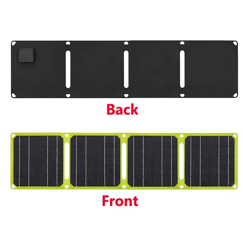 Outdoor Portable 100W Solar Panel 5V/9V/12V Photovoltaic Panel Foldable Phone Charge Power Bank For Camping RV Travel Fishing