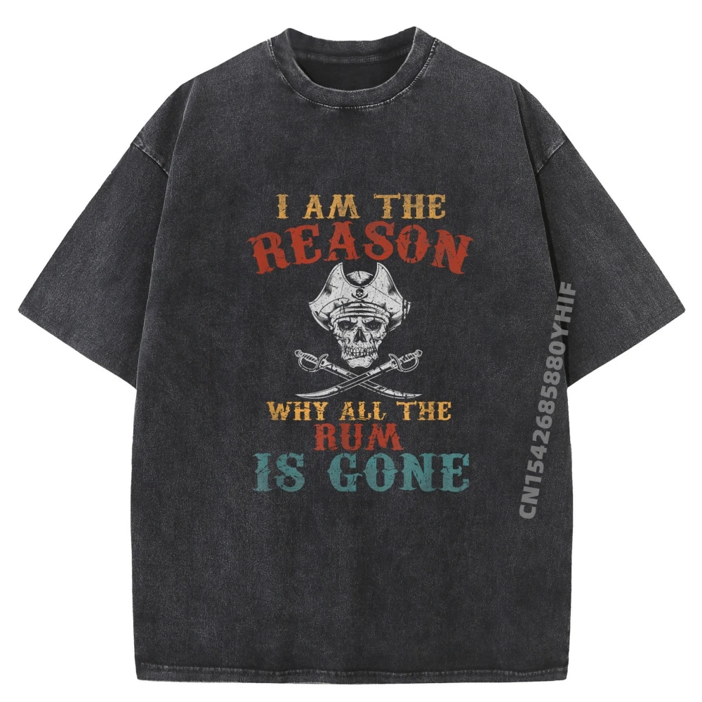 

Group Vintage I M The Reason Short Sleeve Father Day Tops Tees Cute Daily Wear Comfortable T Shirt Washed Youth T-shirts Women