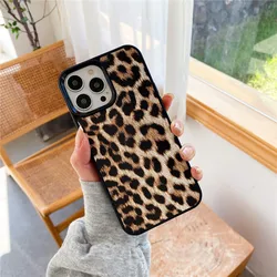 Luxury brand 3D sexy leopard snake crocodile skin phone case suitable for iPhone 16 15 14 13 12 Pro XS MAX XR 7 8 plus case