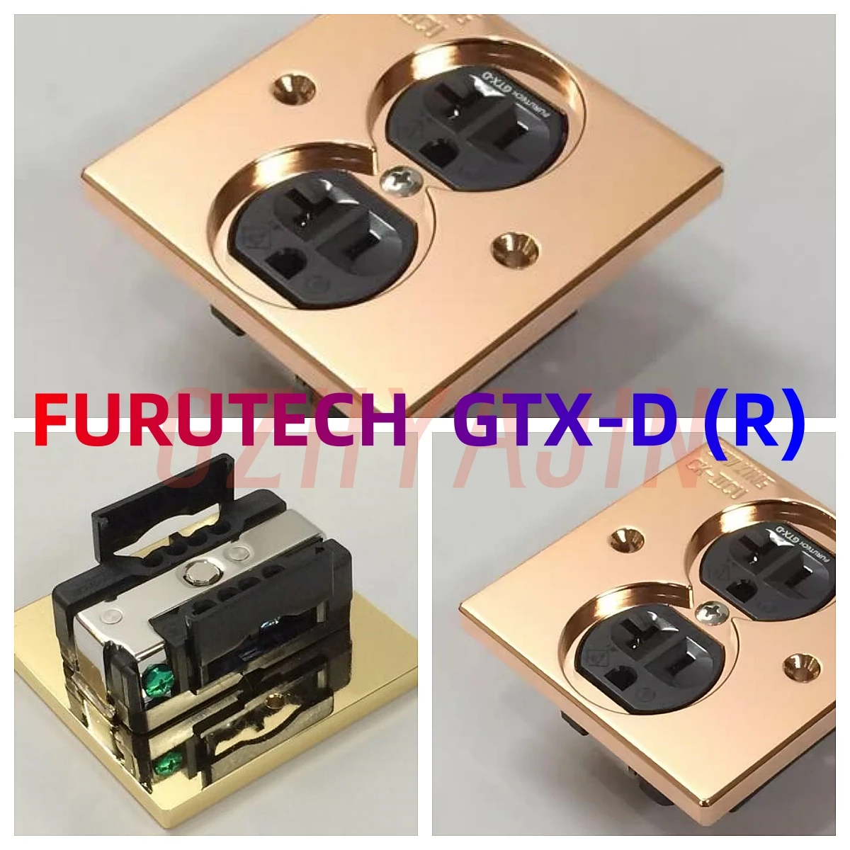 NEW  FURUTECH flagship GTX-D (R) plated power supply red copper CK-IICU wall socket