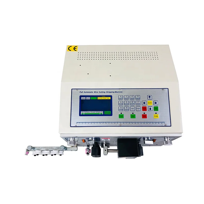 Automatic wire stripping and cutting machine