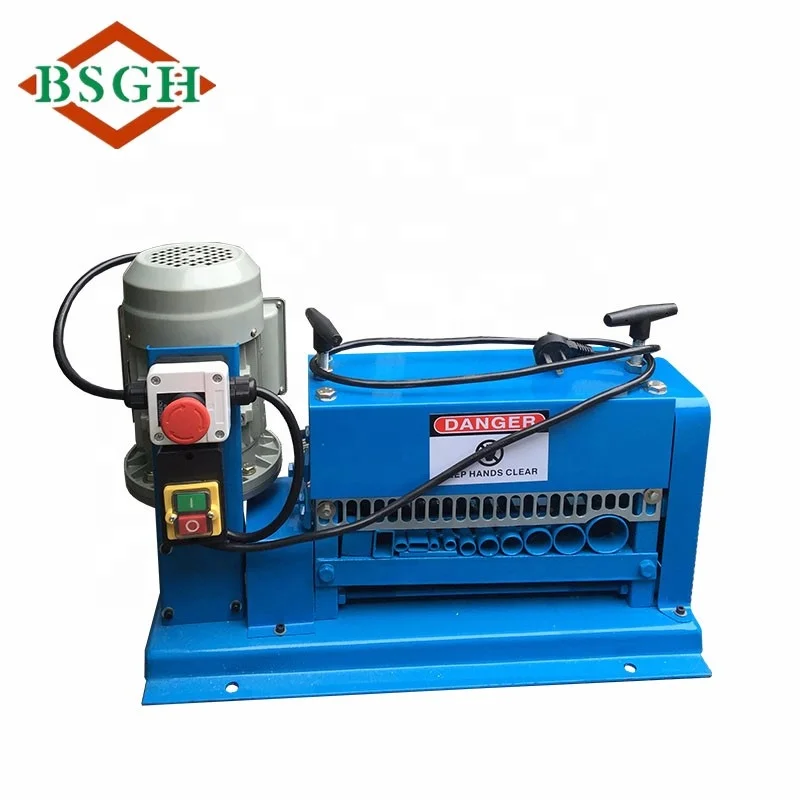 waste wire cable stripping machine to separate copper from plastic for sale electric copper wire recycling machine