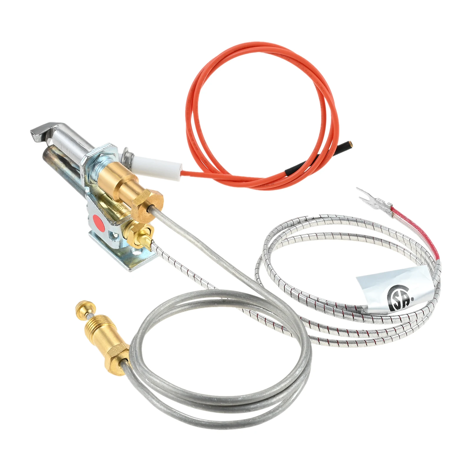 Propane Gas Pilot Assembly Kit 446-513A with Thermopile Tubing Ignitor for Heat-N-Glo Fireplaces & Log Sets Replace SRV446-513A