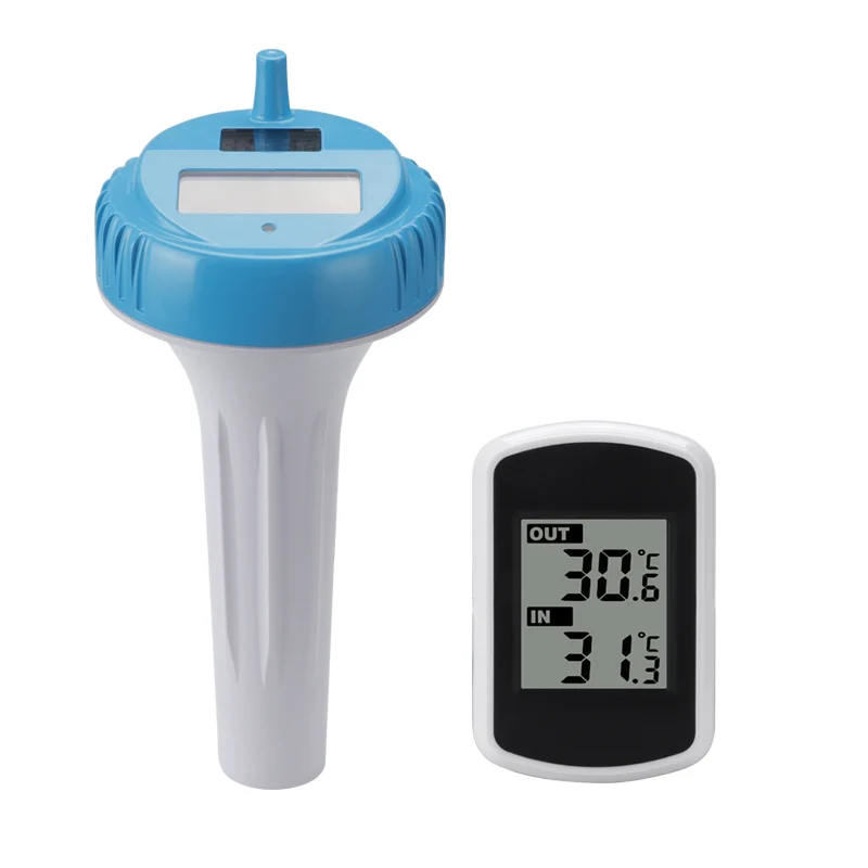 

Floating Solar Wireless Digital Thermometer Monitoring Pool Household