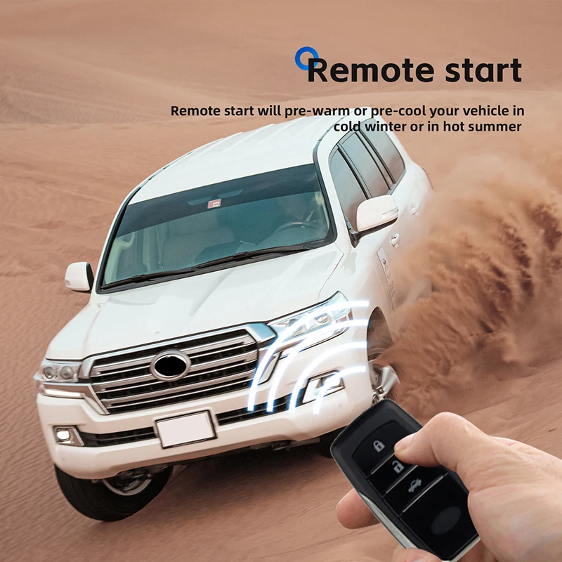 

Plug &Play Remote Starter Fit for Toyota Land Cruiser 2016-2021 Gas Engine Cars With Factory Push Start Button Auto Transmission