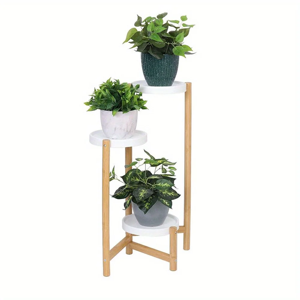 

Plant Stand 3Tier Tall Corner Plant Display Rack Flower Pot Holder Indoor