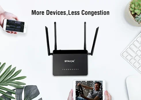 Stavix AX Wifi 6 تكوين واي فاي خارجي توصيل 4G بالجملة أجهزة التوجيه اللاسلكية Wan عالية الأداء