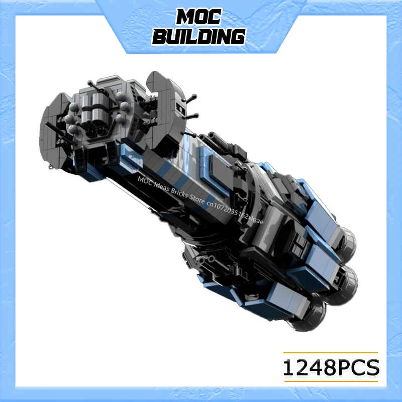 

Строительные блоки MOC, серия Space 1: 900, модель звездного корабля ВМС, сделай сам, сборка, коллекция кирпичей, коллекция игрушек, рождественские подарки