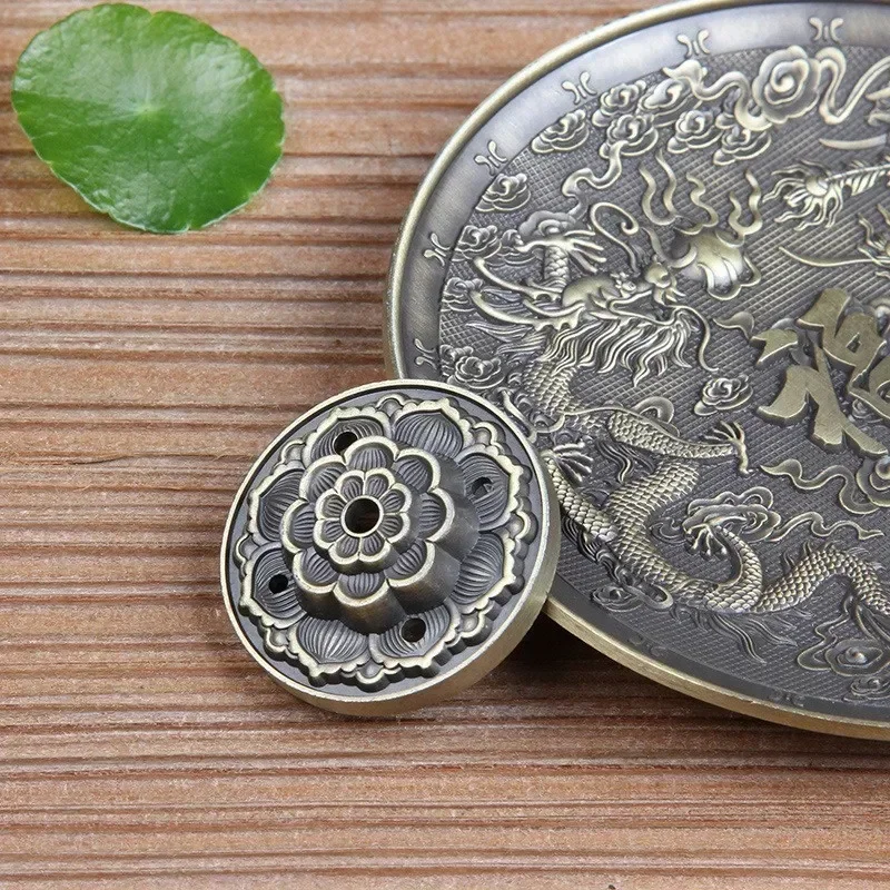 

Dragon Phoenix Chengxiang Incense Plate Double Dragon Incense Tray Incense Insertion Home Indoor Sandalwood Stove