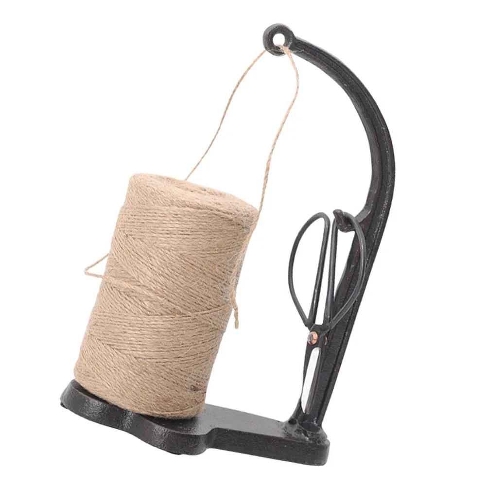 

Iron Rope Winder Desktop Adornment Vintage Household nament Classic Shape Storage Twine Yarn Retro Style Home Decor