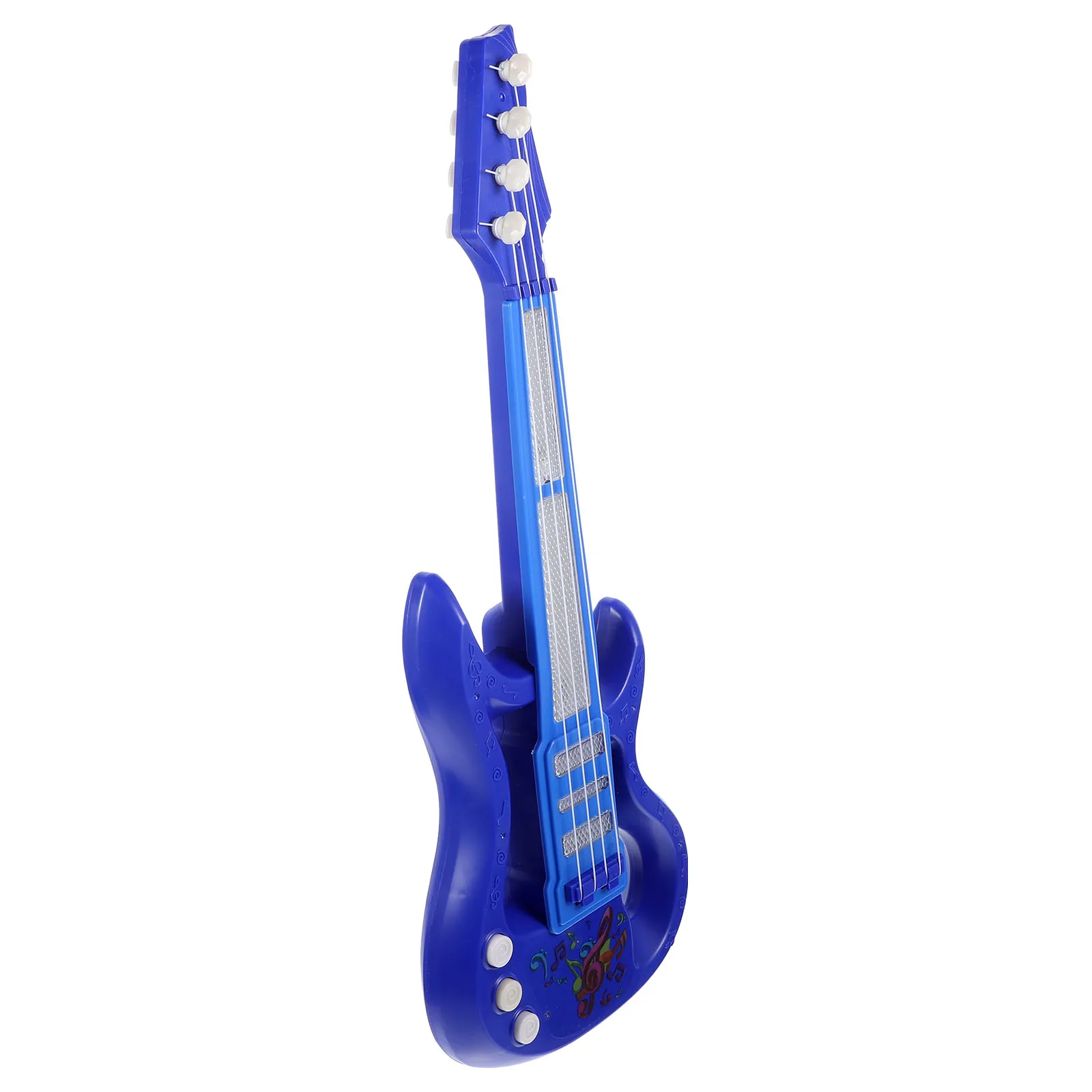 Mini guitarra elétrica brinquedos instrumentos musicais para crianças azul criança crianças brinquedo simulação ukulele educacional