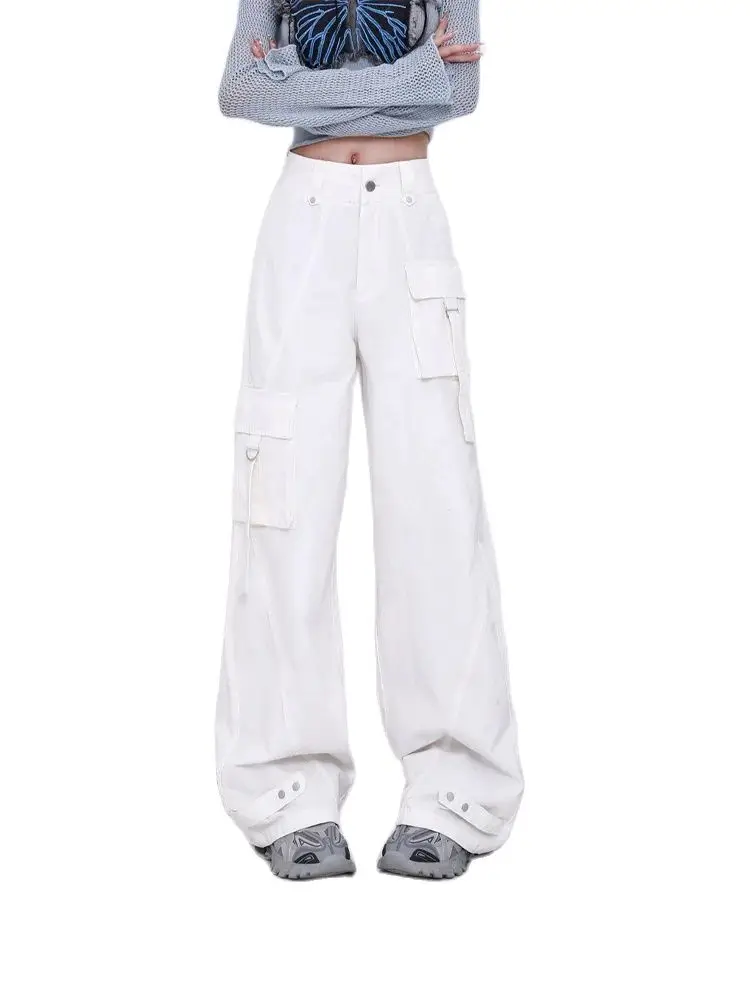 

Fashion Jeans Woman Wide Pants Cowboy Pants for Women Clothing Jeans Y2k Clothing 2023 High Waisted Jeans For Woman 90s Clothes