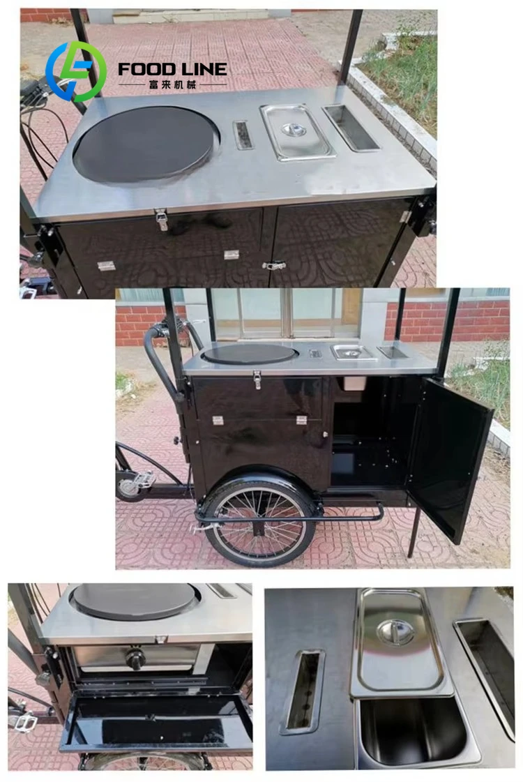 Mini Dessert Ice Cream Cart Modern Stylish Trolley Durable Construction For Small Business Startup And Casual Catering