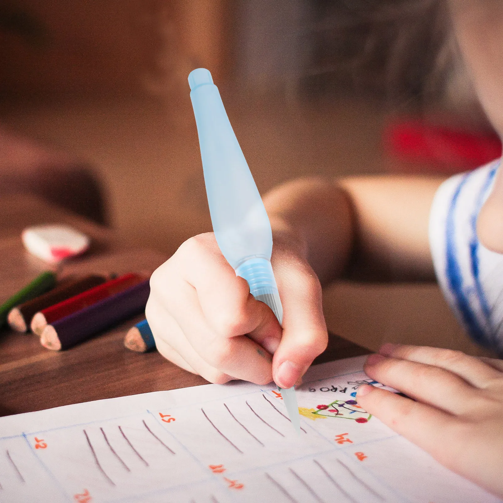 3 szt. Akwarelowe pędzle do malowania, wielokrotnego użytku, z możliwością napełniania, trwałe, łatwe do czyszczenia, przenośne narzędzia do rysowania.