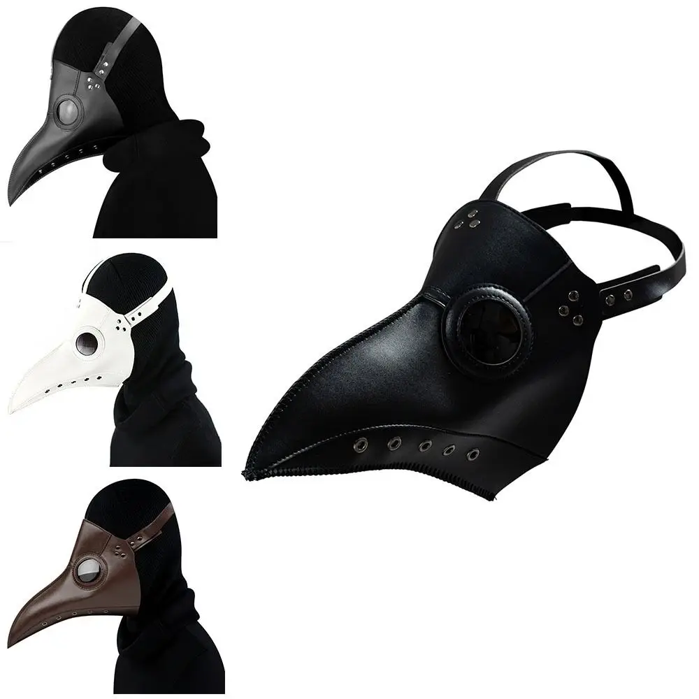 

Cosplay Props Long Nose Beak Steampunk Bird Mask Funny Plastic Plague Doctor Mask Cartoon Halloween Bird Mask Carnival