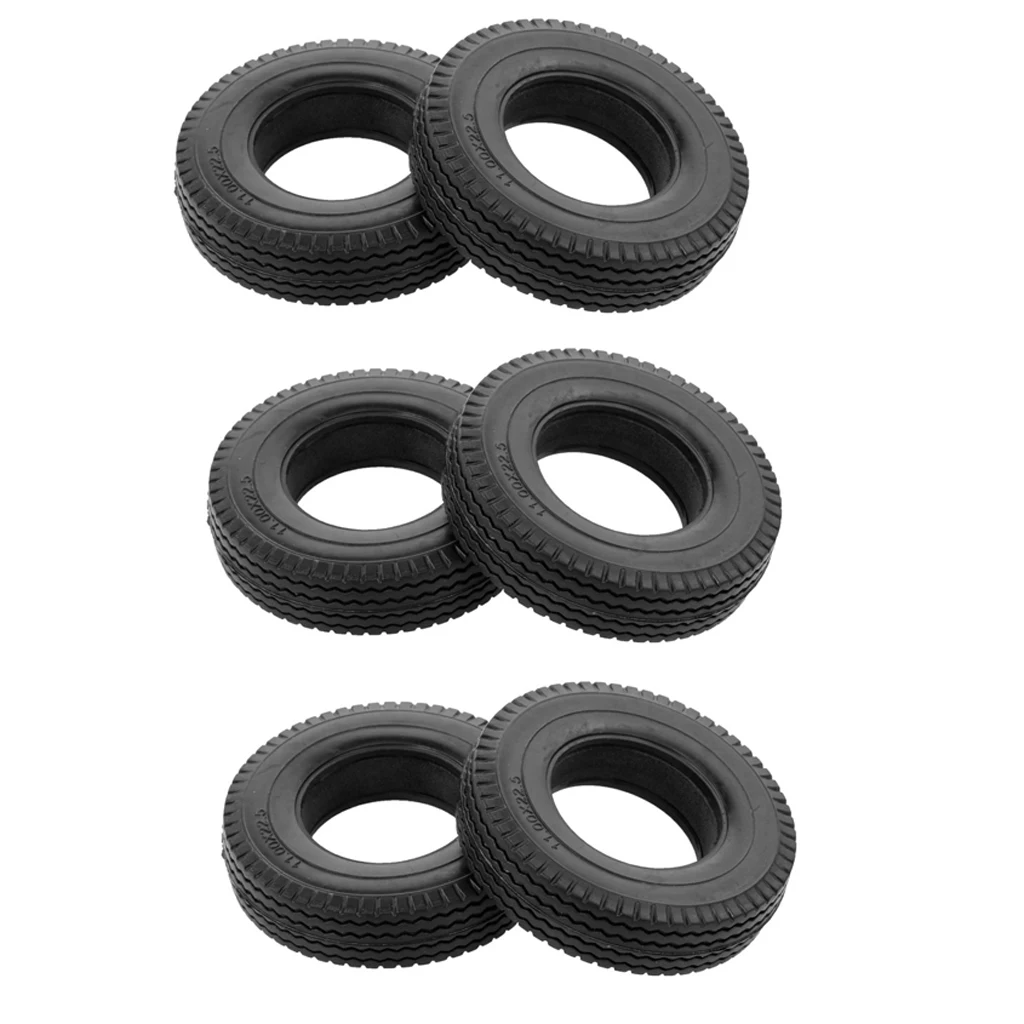 Replacement RC Truck Tires 1 14 Scale Rubber Tyres DIY Kit Spare Parts for Tamiya Truck Accessories