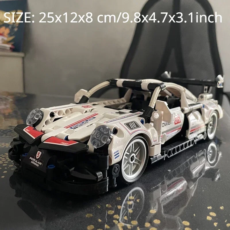 492 Pcs Technical  Sports Race Car Building Blocks Model Educational Toy For Kids Adult Birthday Gifts