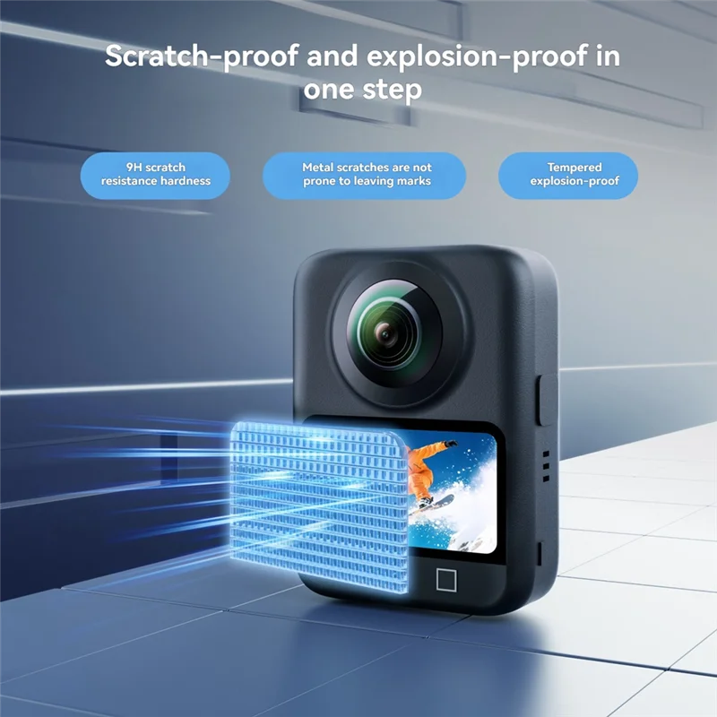 -A21Z HD Tempered Glass Flim For DJI OSMO 360 Photographic Camera For DJI OSMO 360 Screen Anti-Scratch Protective Film