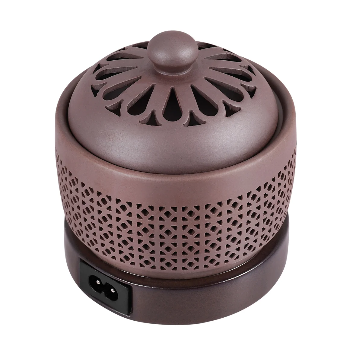 Electronic Aromatherapy Electric Incense Burner Essential Oil Night Light 220V Timing Temperature Adjustment,S