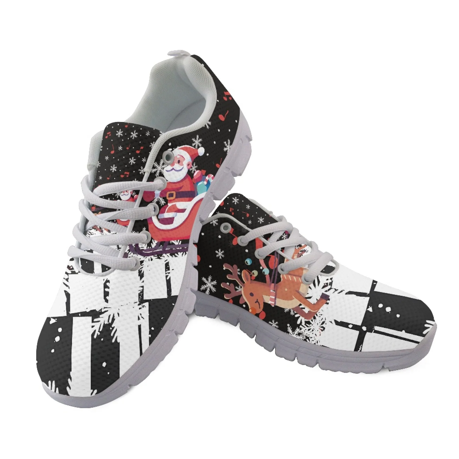 Coloranimal Dachshund Snowflake Fashion 2026 Fitness Shoes Womens Athletic Walking Sneakers Breathable Fitness Sneaker