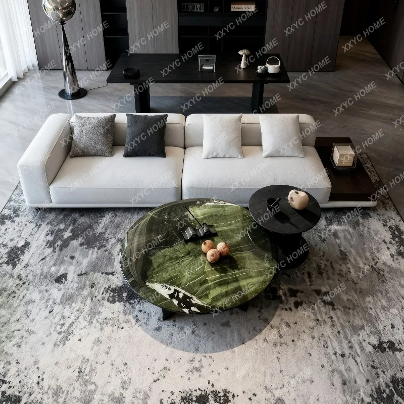 XX Style Round Coffee Tables Modern Design Low Narrow Coffee Tables Living Room Luxury  Furniture Home