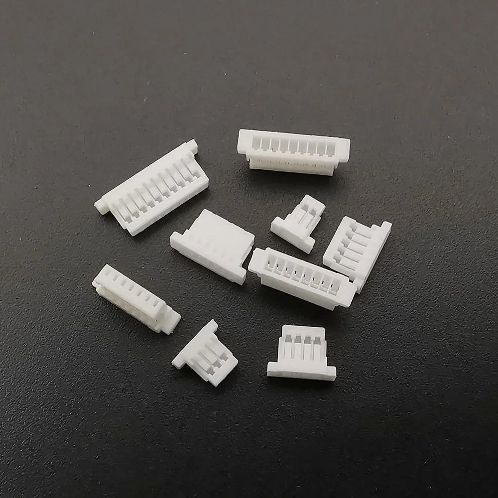 1Box JST SH 1.0 2 3 4 5 6 7 8 9 10 Pin SH 1.0mm Pitch Female Housing Pin Header Connectors Crimping Terminal Kit Wire Connector
